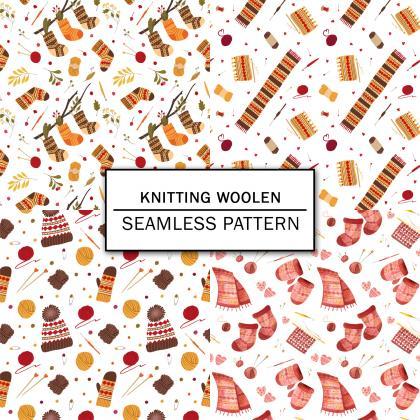 Knitting Woolen Digital Paper Spring Digital Paper..