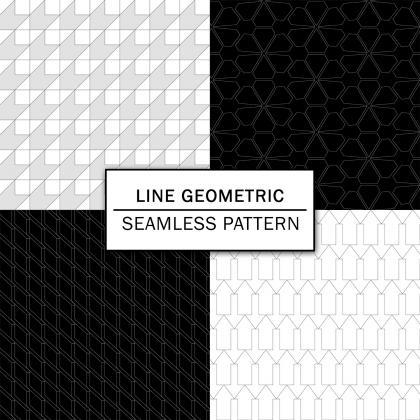 Line Geometric Digital Paper Spring Digital Paper..