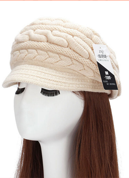 Magik Rabbit Wool Women Winter Baggy Beanie Knit Crochet Hat Girl Slouch Ski Cap