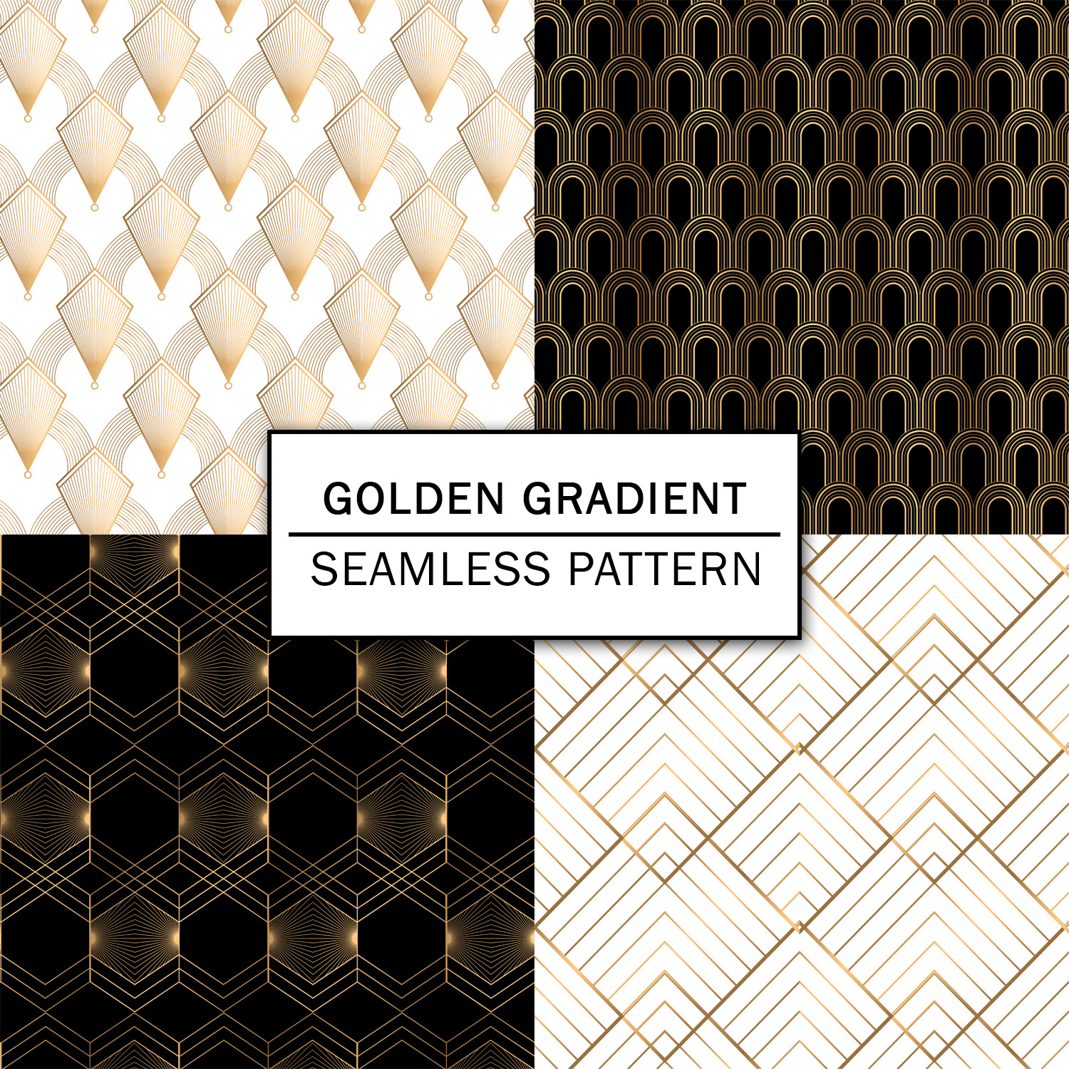 Golden Gradient Digital Paper Spring Digital Paper Scrapbooking Paper Set Digital Paper Pack ...